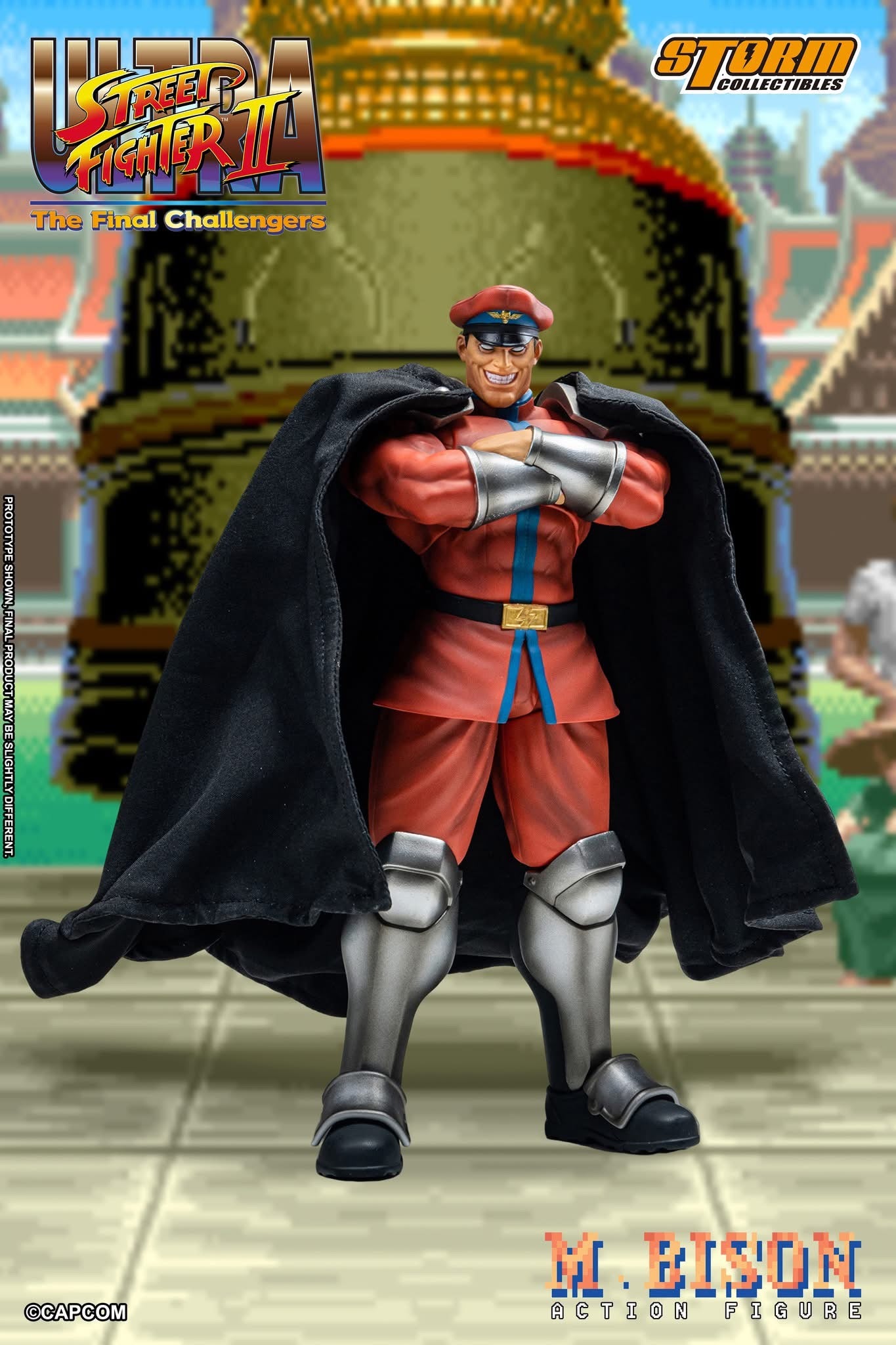 Preventa Figura M. BISON - Ultra Street Fighter II: The Final Challengers marca Storm Collectibles escala pequeña 1/12