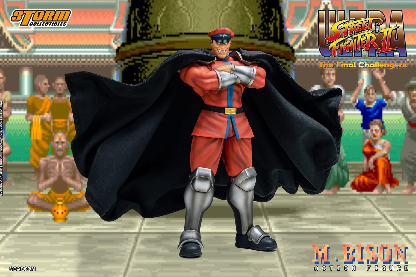 Preventa Figura M. BISON - Ultra Street Fighter II: The Final Challengers marca Storm Collectibles escala pequeña 1/12