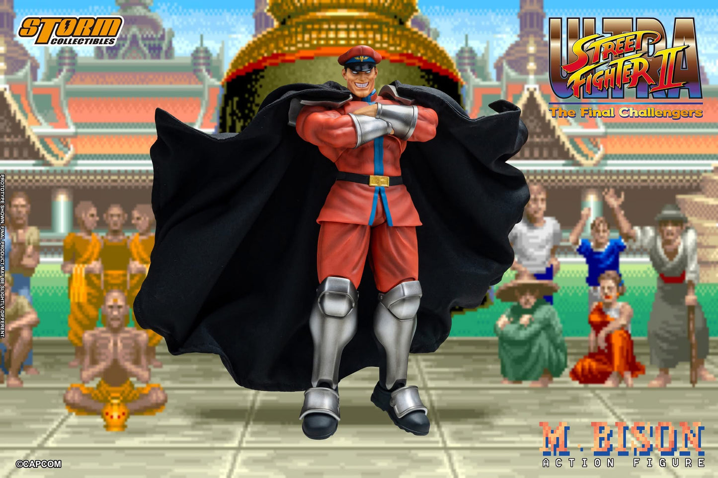 Preventa Figura M. BISON - Ultra Street Fighter II: The Final Challengers marca Storm Collectibles escala pequeña 1/12