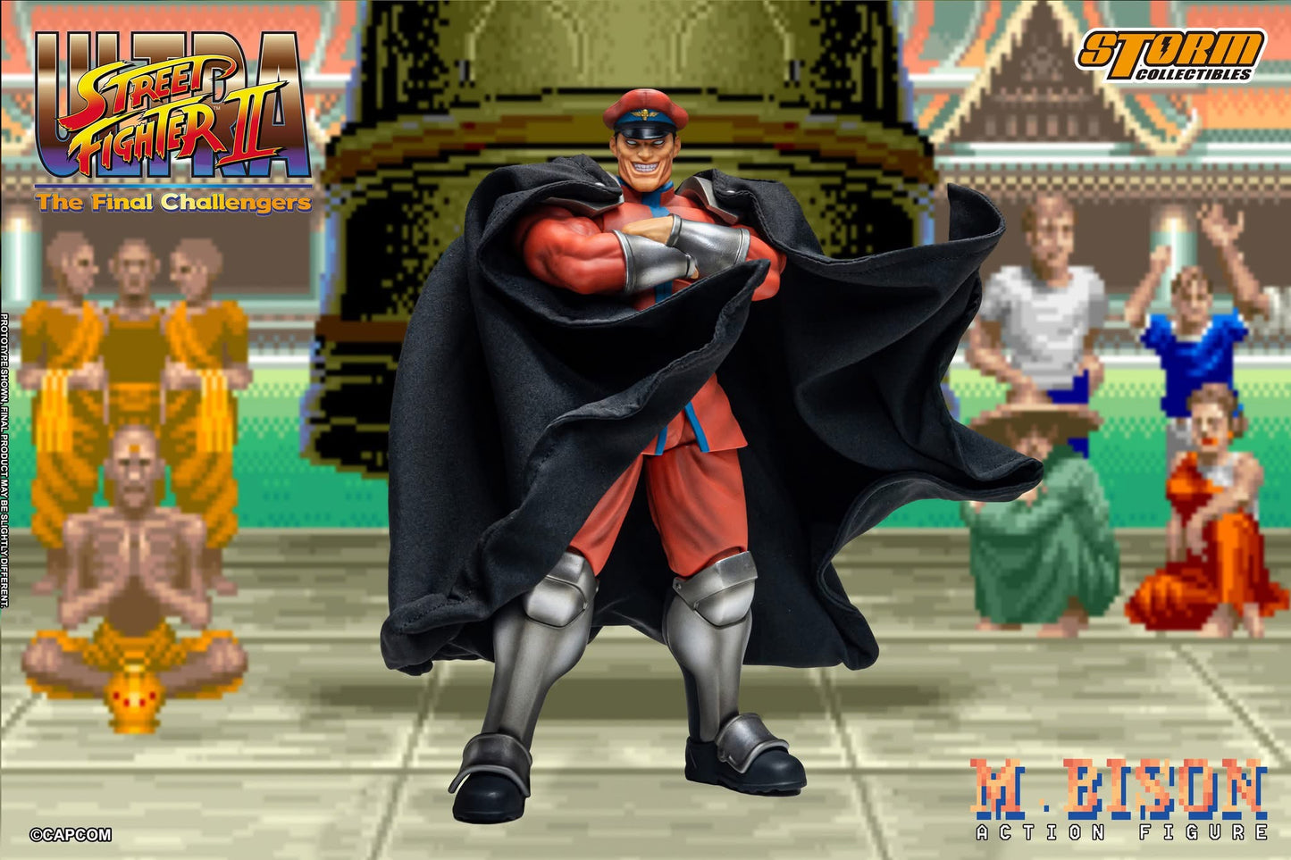 Preventa Figura M. BISON - Ultra Street Fighter II: The Final Challengers marca Storm Collectibles escala pequeña 1/12