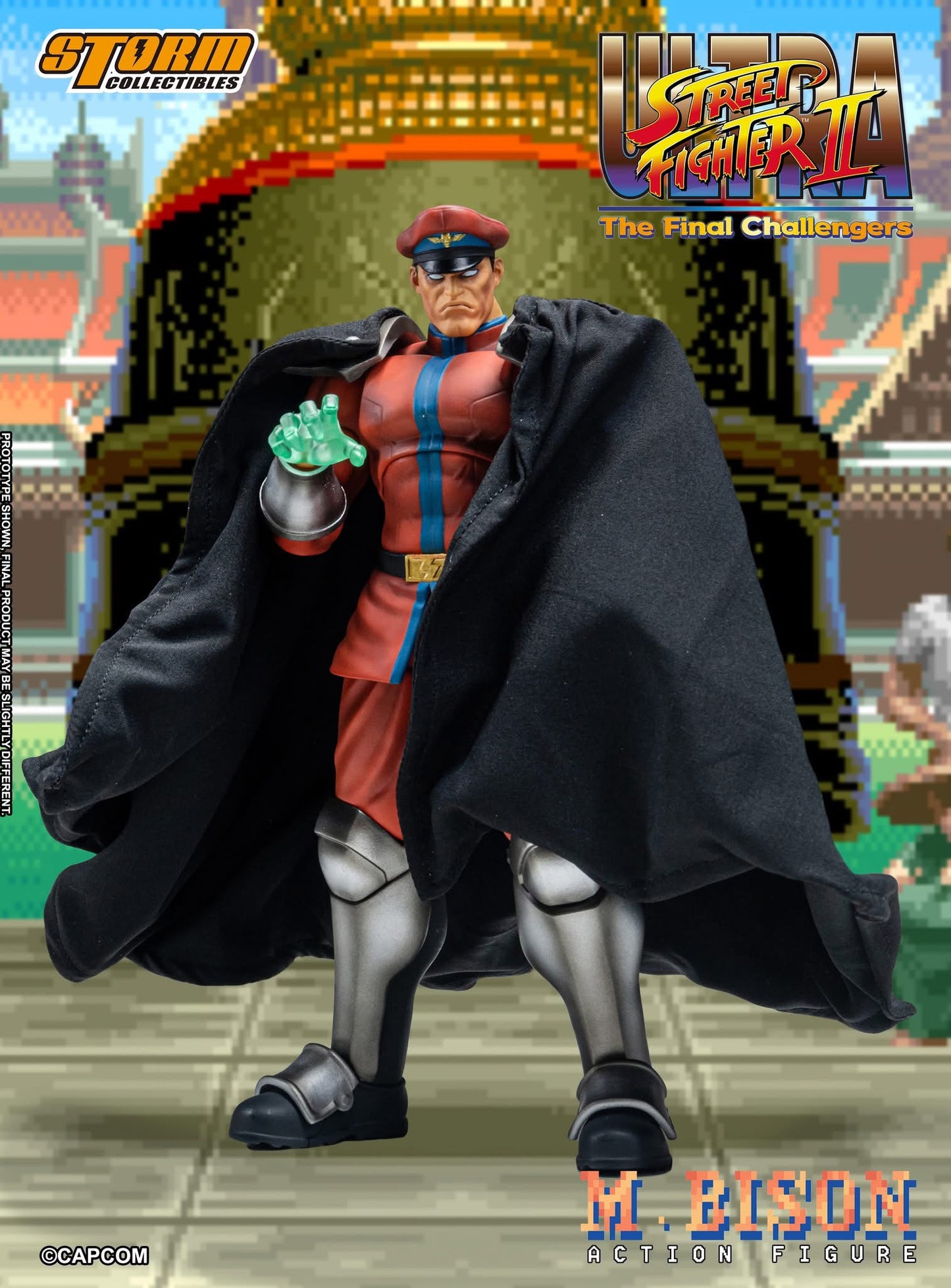 Preventa Figura M. BISON - Ultra Street Fighter II: The Final Challengers marca Storm Collectibles escala pequeña 1/12
