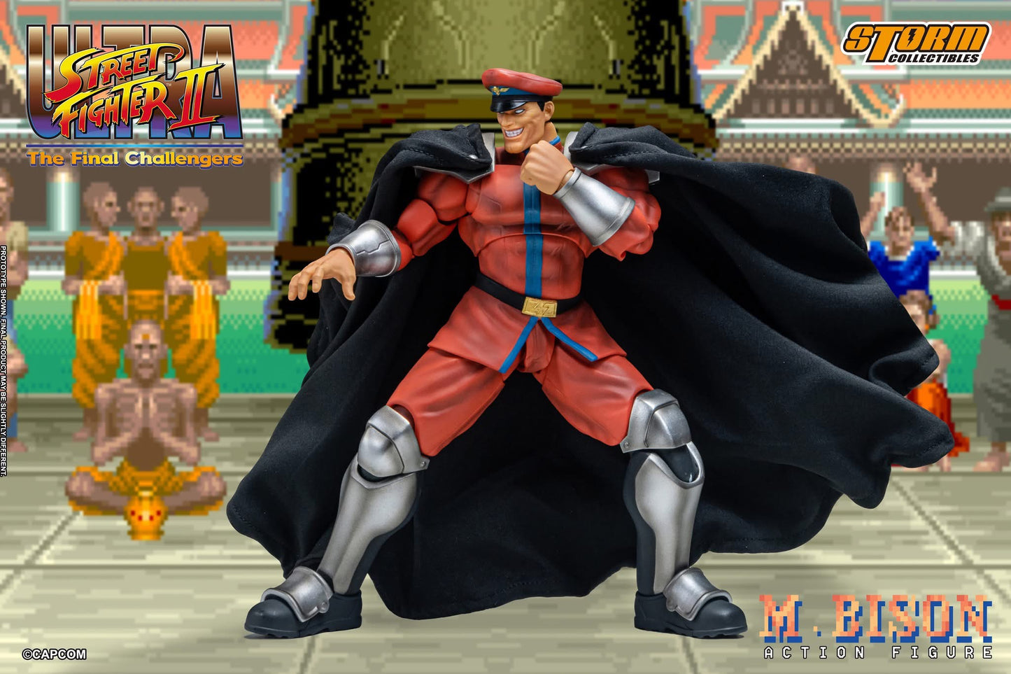 Preventa Figura M. BISON - Ultra Street Fighter II: The Final Challengers marca Storm Collectibles escala pequeña 1/12