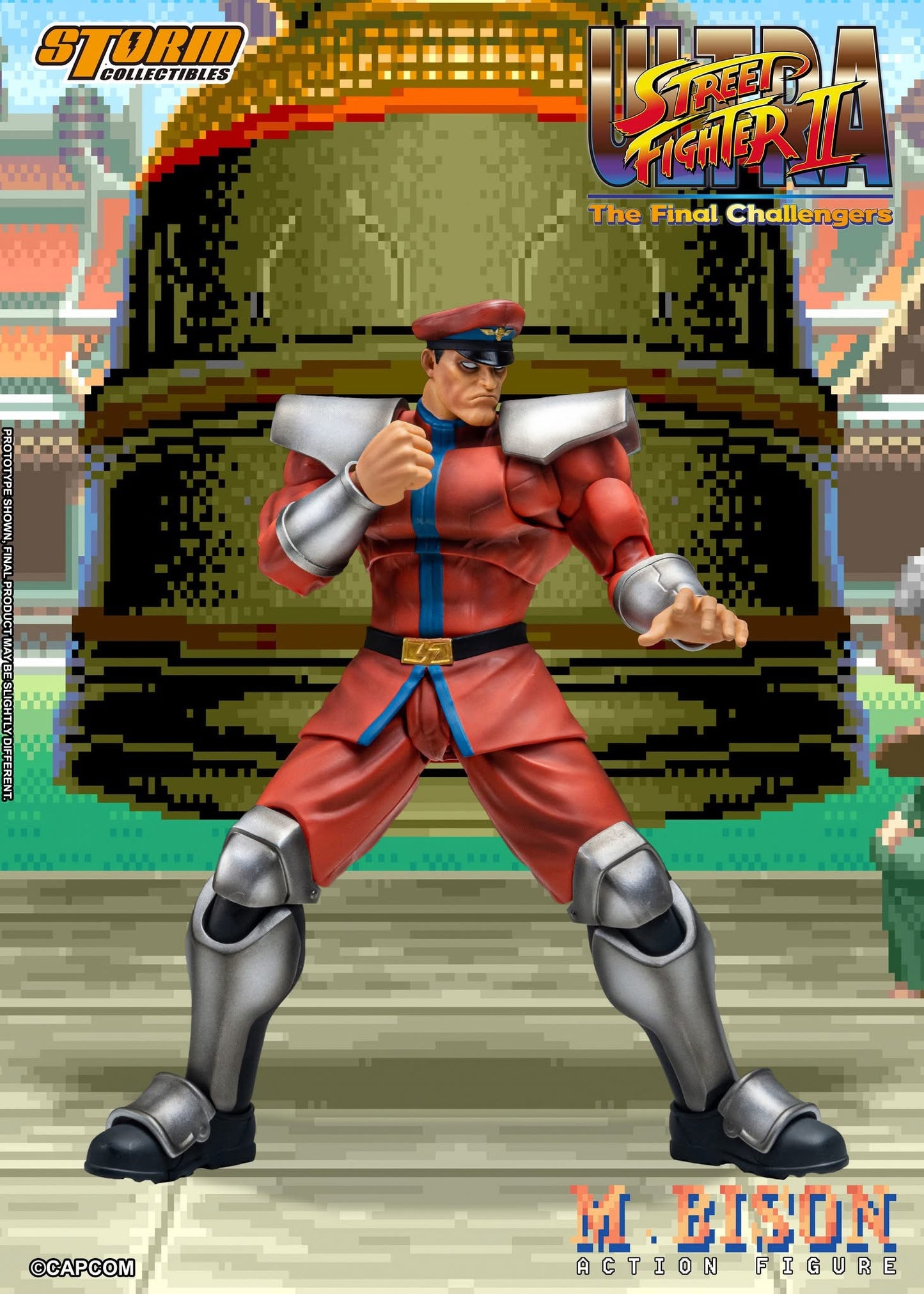 Preventa Figura M. BISON - Ultra Street Fighter II: The Final Challengers marca Storm Collectibles escala pequeña 1/12