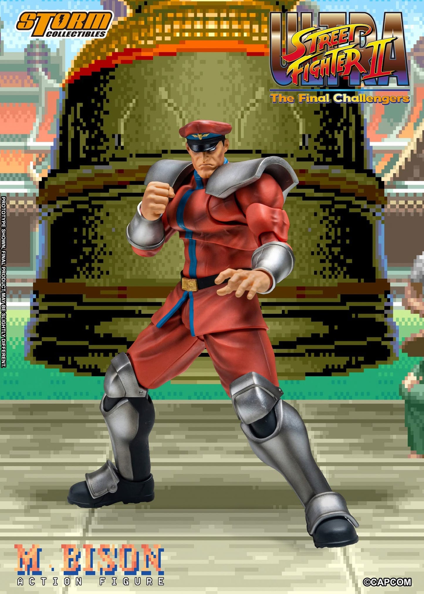 Preventa Figura M. BISON - Ultra Street Fighter II: The Final Challengers marca Storm Collectibles escala pequeña 1/12