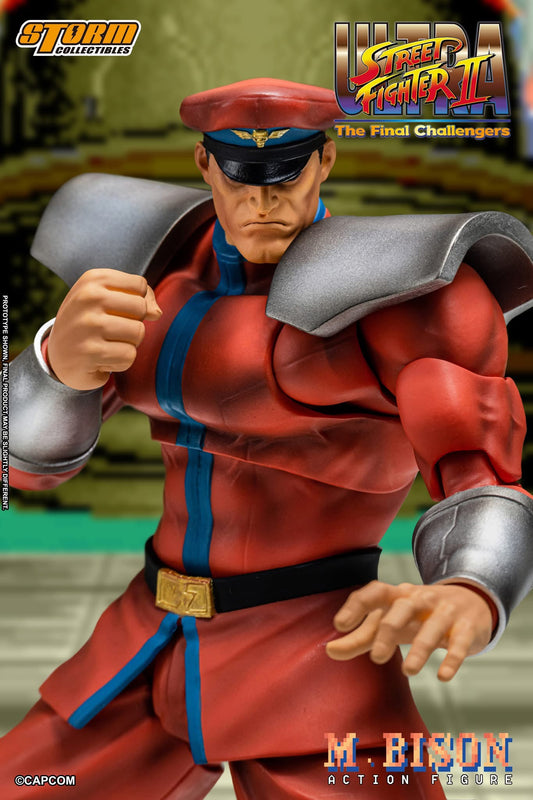 Preventa Figura M. BISON - Ultra Street Fighter II: The Final Challengers marca Storm Collectibles escala pequeña 1/12