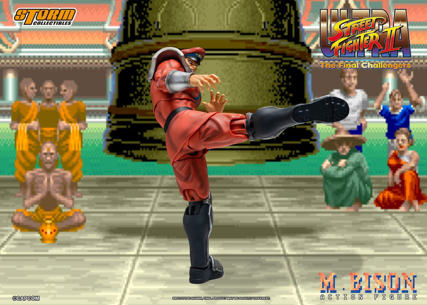Preventa Figura M. BISON - Ultra Street Fighter II: The Final Challengers marca Storm Collectibles escala pequeña 1/12