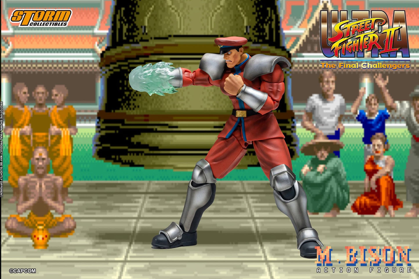 Preventa Figura M. BISON - Ultra Street Fighter II: The Final Challengers marca Storm Collectibles escala pequeña 1/12