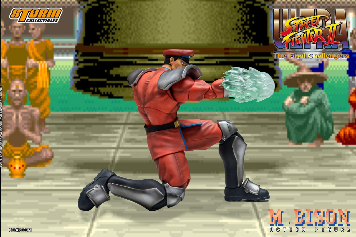 Preventa Figura M. BISON - Ultra Street Fighter II: The Final Challengers marca Storm Collectibles escala pequeña 1/12