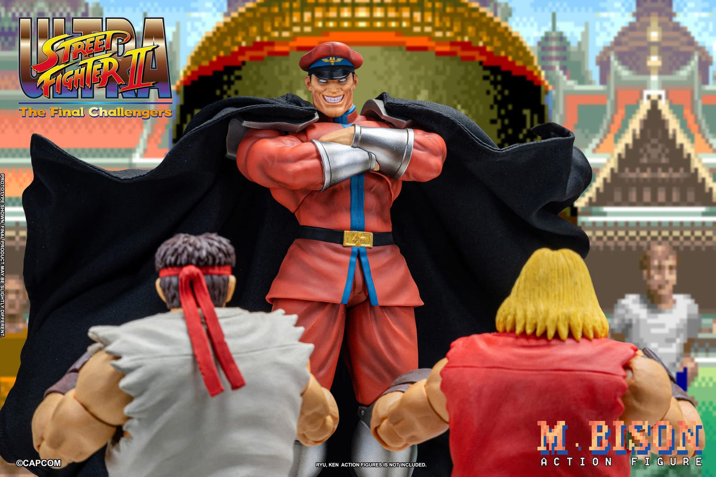 Preventa Figura M. BISON - Ultra Street Fighter II: The Final Challengers marca Storm Collectibles escala pequeña 1/12