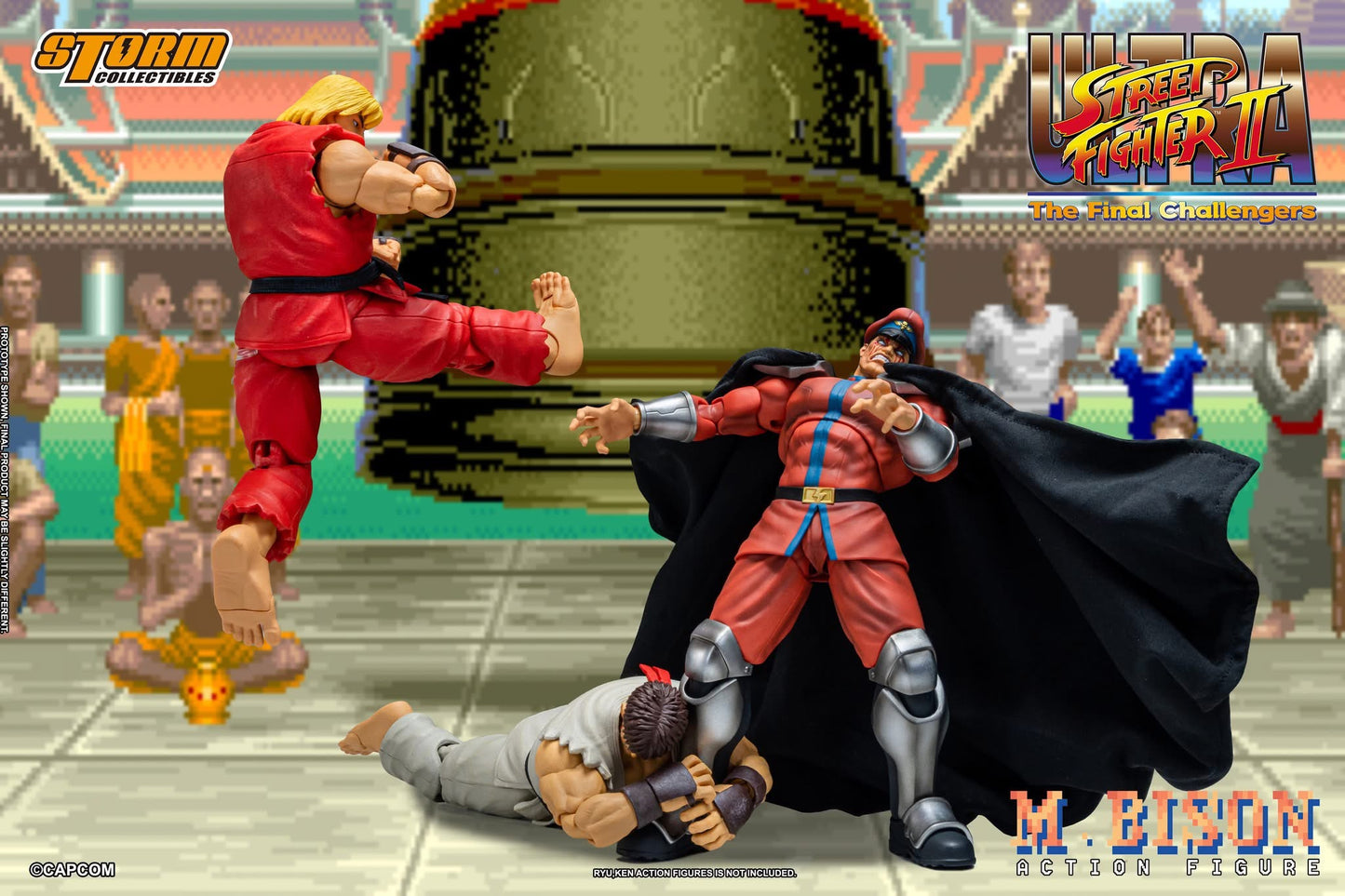 Preventa Figura M. BISON - Ultra Street Fighter II: The Final Challengers marca Storm Collectibles escala pequeña 1/12