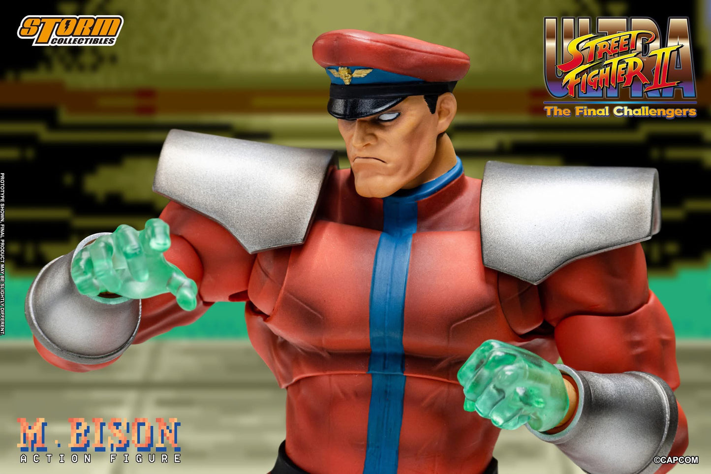 Preventa Figura M. BISON - Ultra Street Fighter II: The Final Challengers marca Storm Collectibles escala pequeña 1/12
