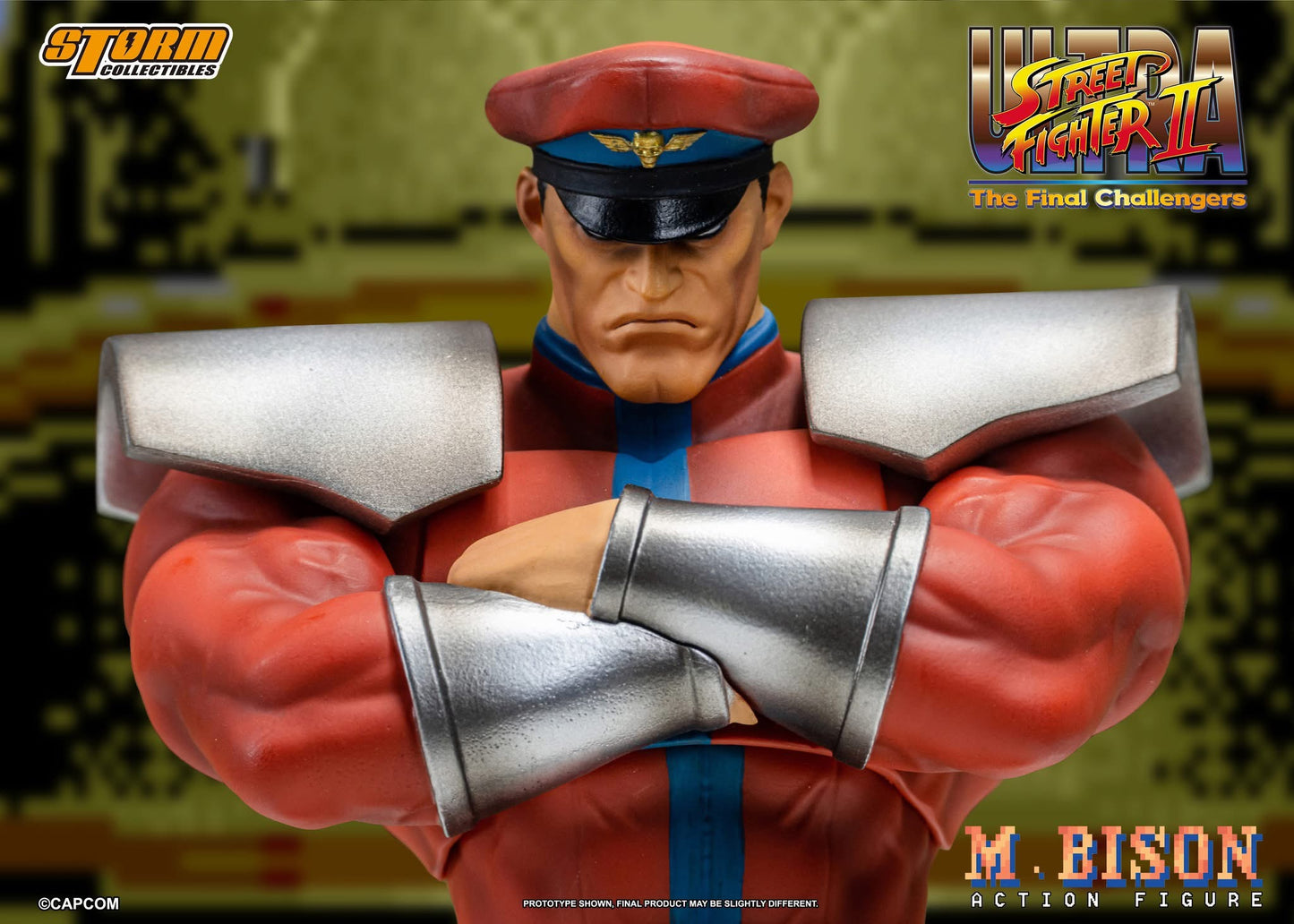 Preventa Figura M. BISON - Ultra Street Fighter II: The Final Challengers marca Storm Collectibles escala pequeña 1/12