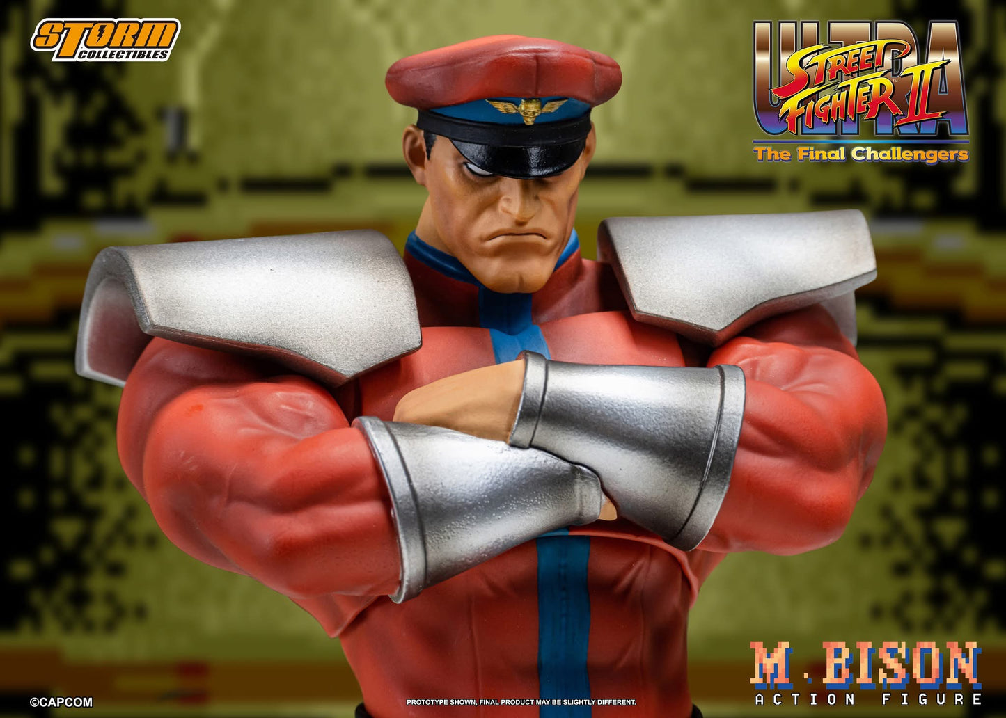 Preventa Figura M. BISON - Ultra Street Fighter II: The Final Challengers marca Storm Collectibles escala pequeña 1/12