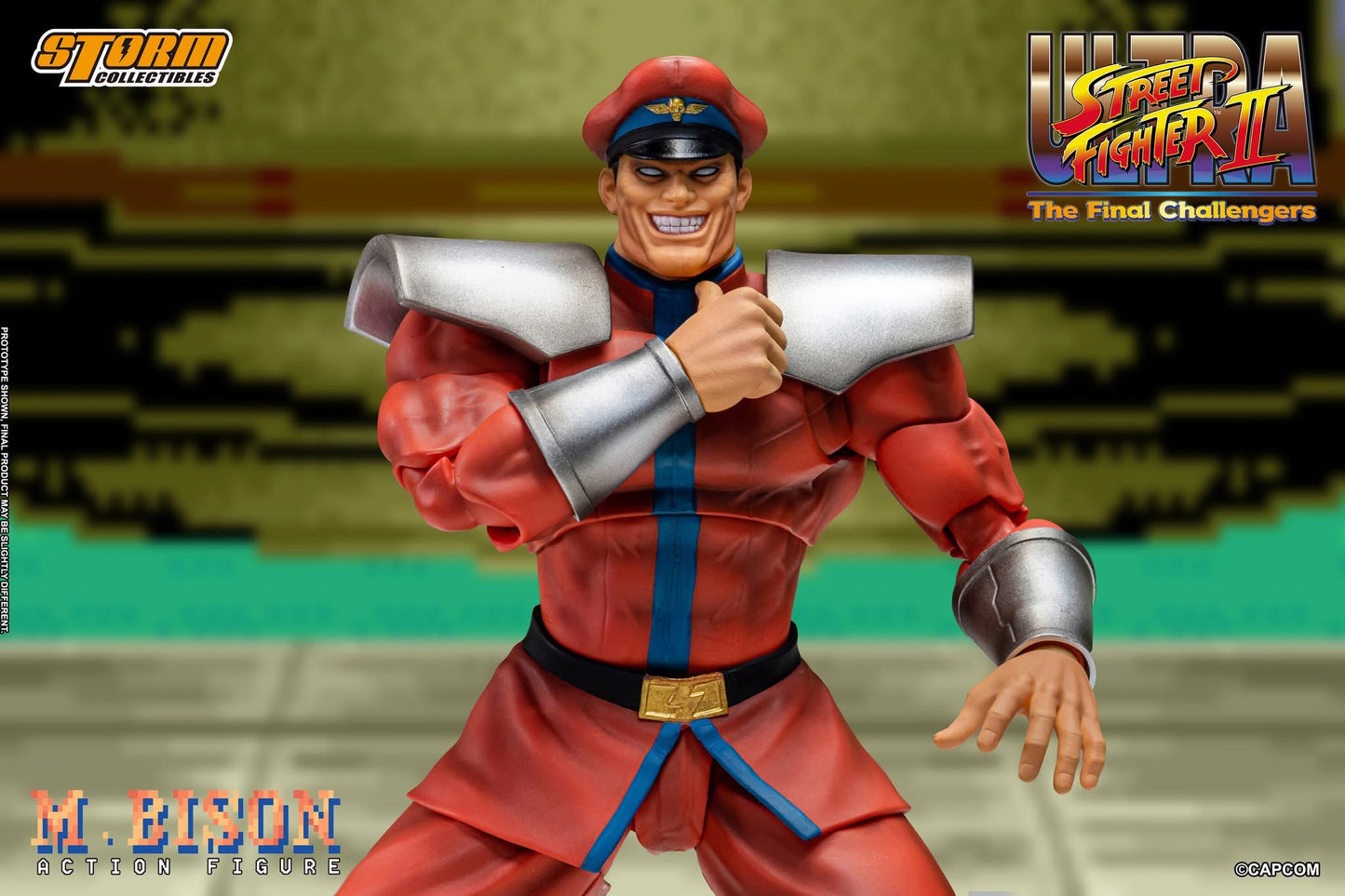 Preventa Figura M. BISON - Ultra Street Fighter II: The Final Challengers marca Storm Collectibles escala pequeña 1/12