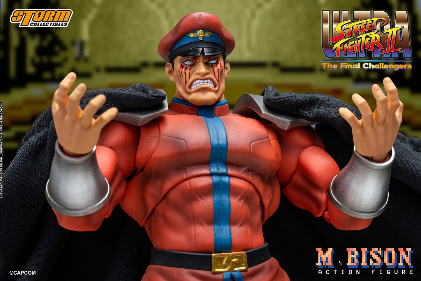 Preventa Figura M. BISON - Ultra Street Fighter II: The Final Challengers marca Storm Collectibles escala pequeña 1/12