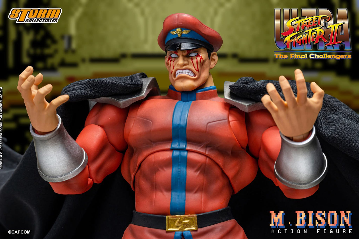 Preventa Figura M. BISON - Ultra Street Fighter II: The Final Challengers marca Storm Collectibles escala pequeña 1/12