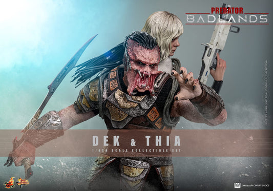 Preventa Figuras Dek & Thia - Predator: Badlands marca Hot Toys MMS850 escala 1/6