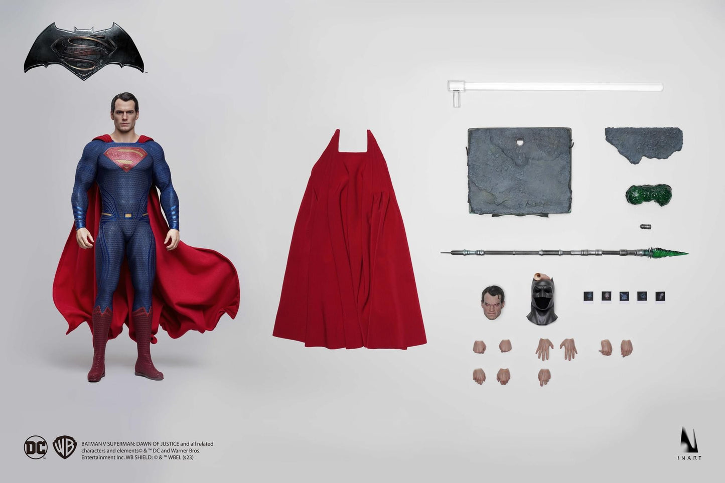 Pedido Figura SUPERMAN - Batman v Superman: Dawn of Justice marca Inart Queen Studios AG007 escala 1/6 (SOLO 1 DISPONIBLE)