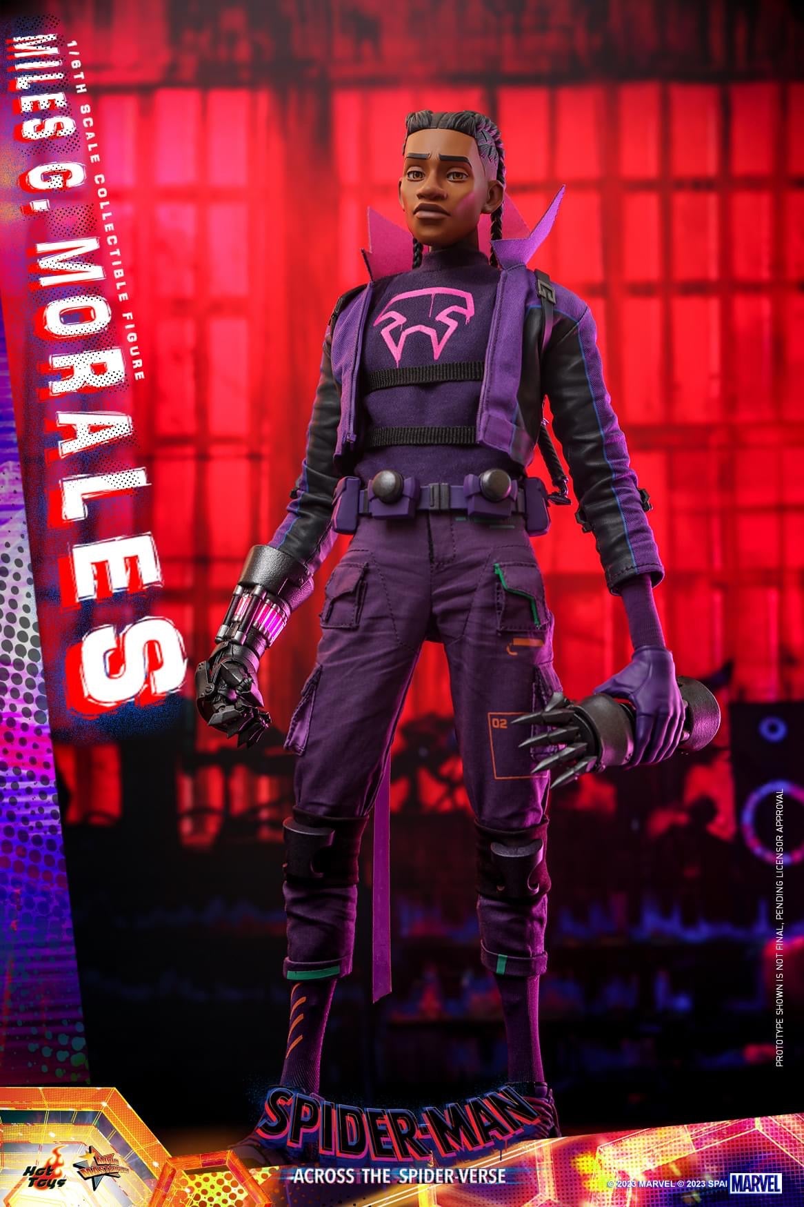 Pedido Figura MILES G. MORALES - Spider-Man: Across the Spider-Verse marca Hot Toys MMS725 escala 1/6