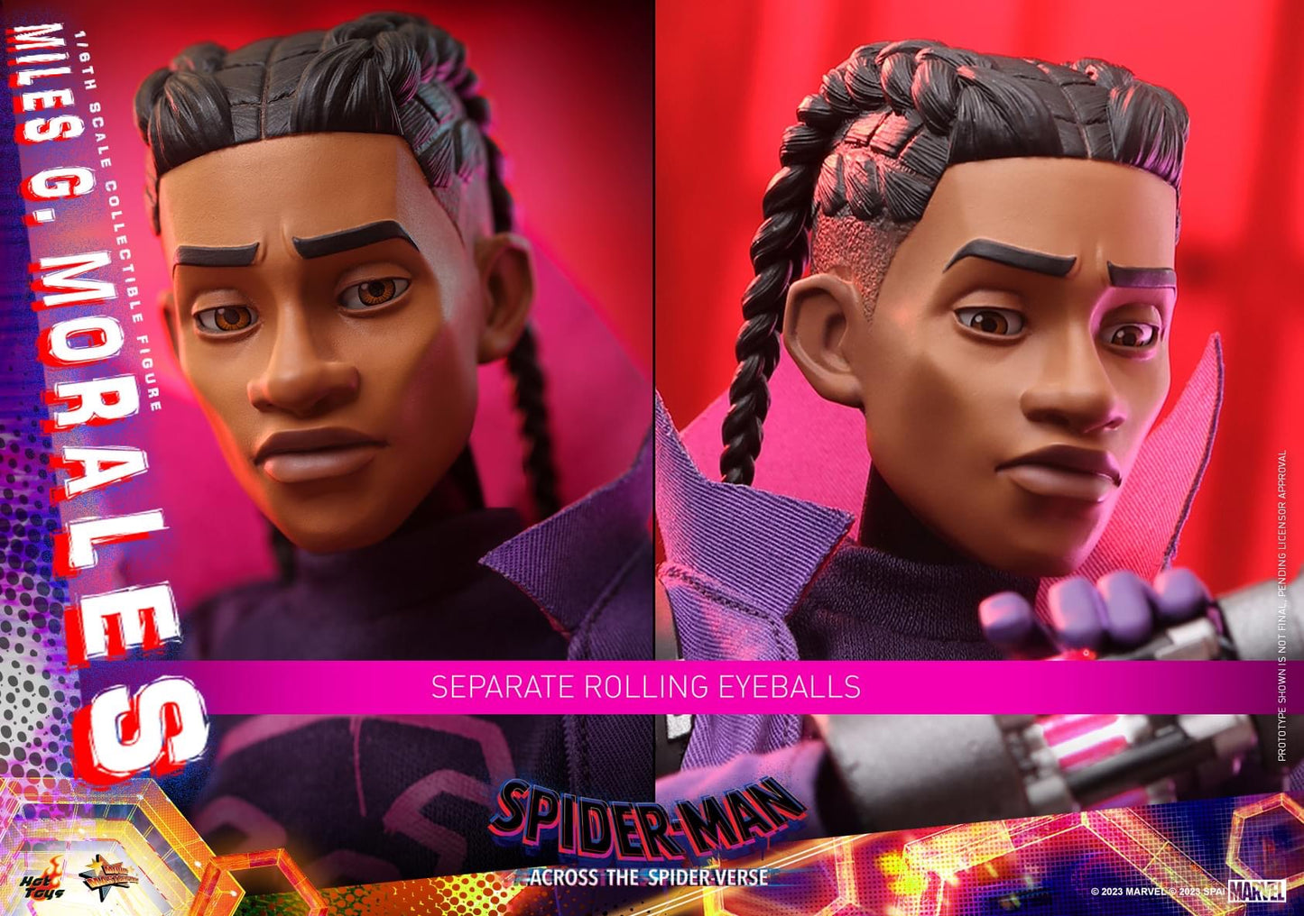 Pedido Figura MILES G. MORALES - Spider-Man: Across the Spider-Verse marca Hot Toys MMS725 escala 1/6