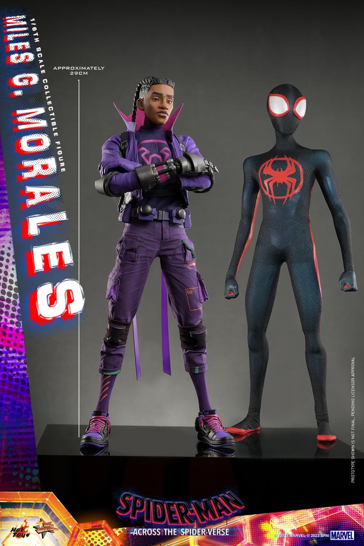 Pedido Figura MILES G. MORALES - Spider-Man: Across the Spider-Verse marca Hot Toys MMS725 escala 1/6
