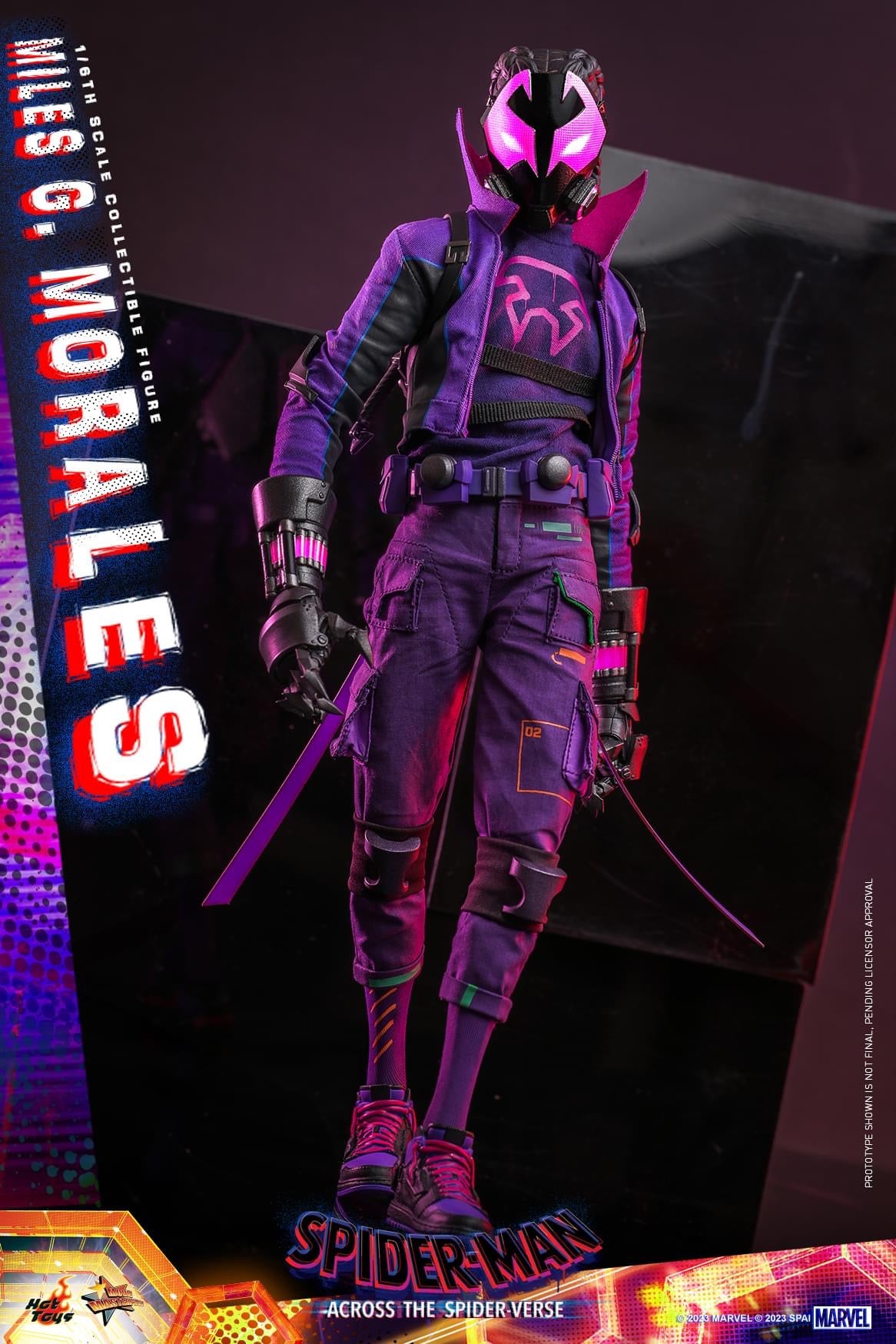 Pedido Figura MILES G. MORALES - Spider-Man: Across the Spider-Verse marca Hot Toys MMS725 escala 1/6