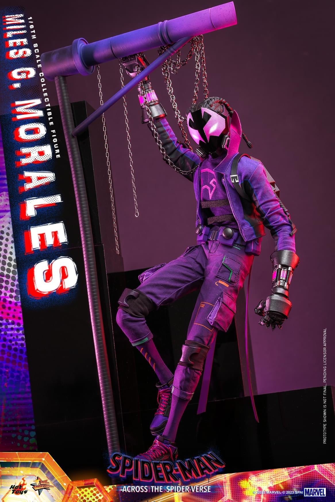 Pedido Figura MILES G. MORALES - Spider-Man: Across the Spider-Verse marca Hot Toys MMS725 escala 1/6