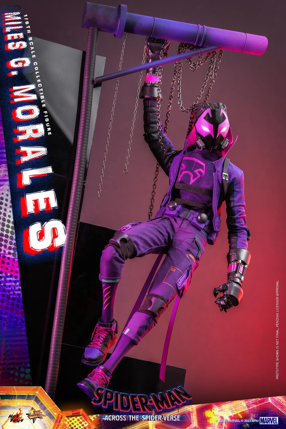 Pedido Figura MILES G. MORALES - Spider-Man: Across the Spider-Verse marca Hot Toys MMS725 escala 1/6