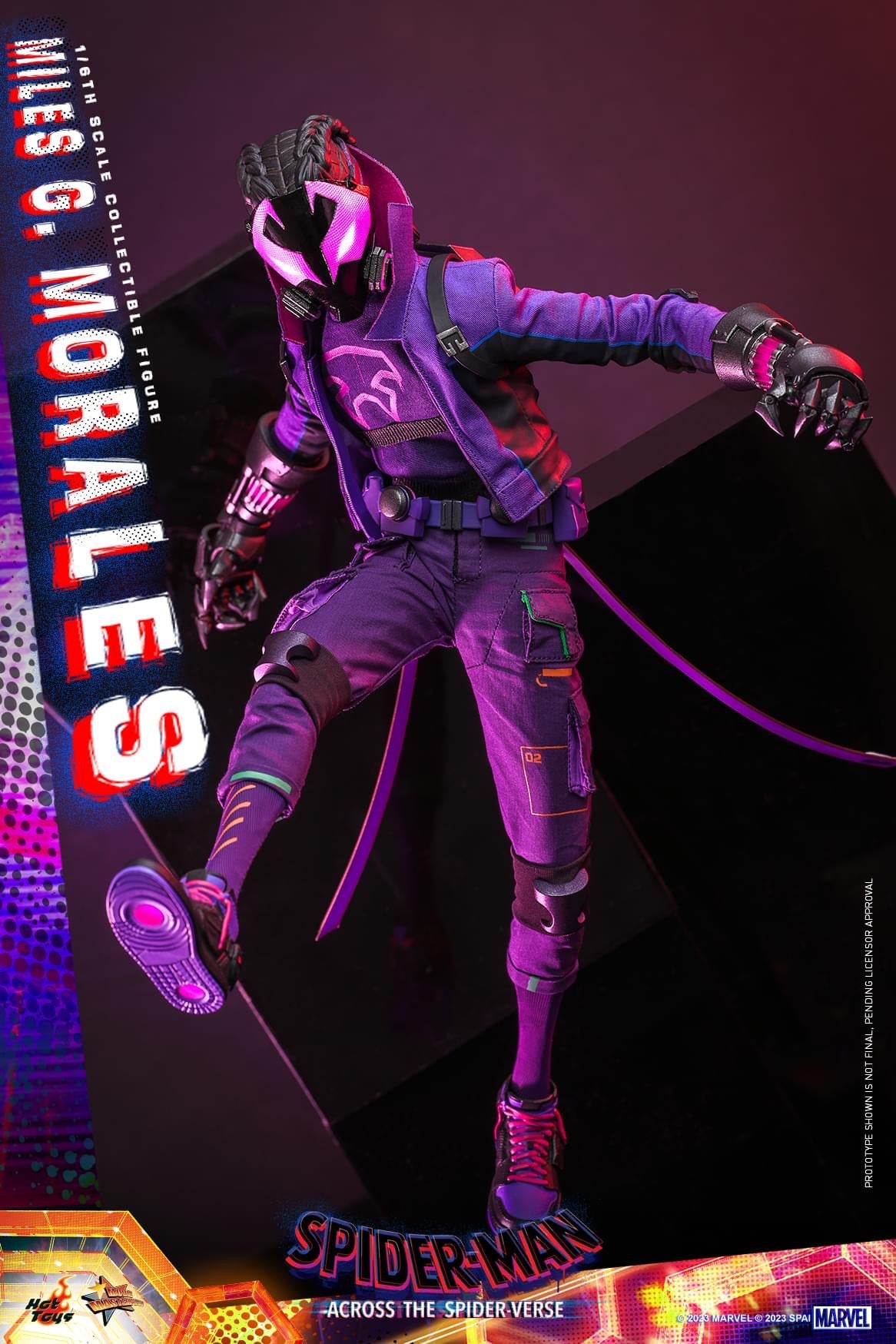 Pedido Figura MILES G. MORALES - Spider-Man: Across the Spider-Verse marca Hot Toys MMS725 escala 1/6
