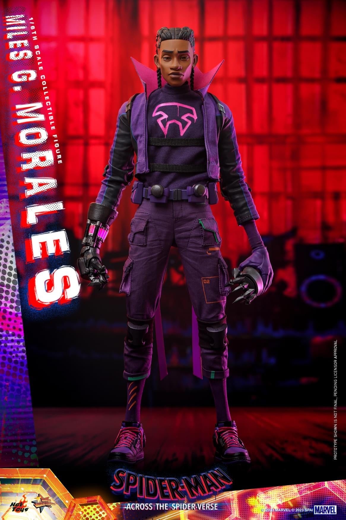Pedido Figura MILES G. MORALES - Spider-Man: Across the Spider-Verse marca Hot Toys MMS725 escala 1/6