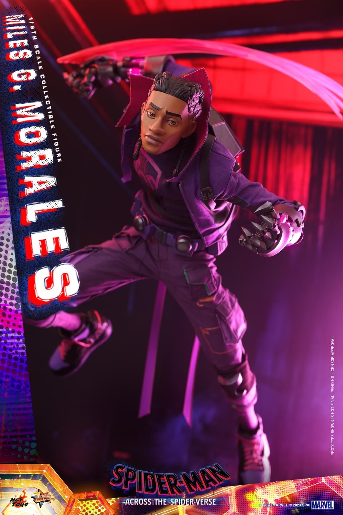 Pedido Figura MILES G. MORALES - Spider-Man: Across the Spider-Verse marca Hot Toys MMS725 escala 1/6