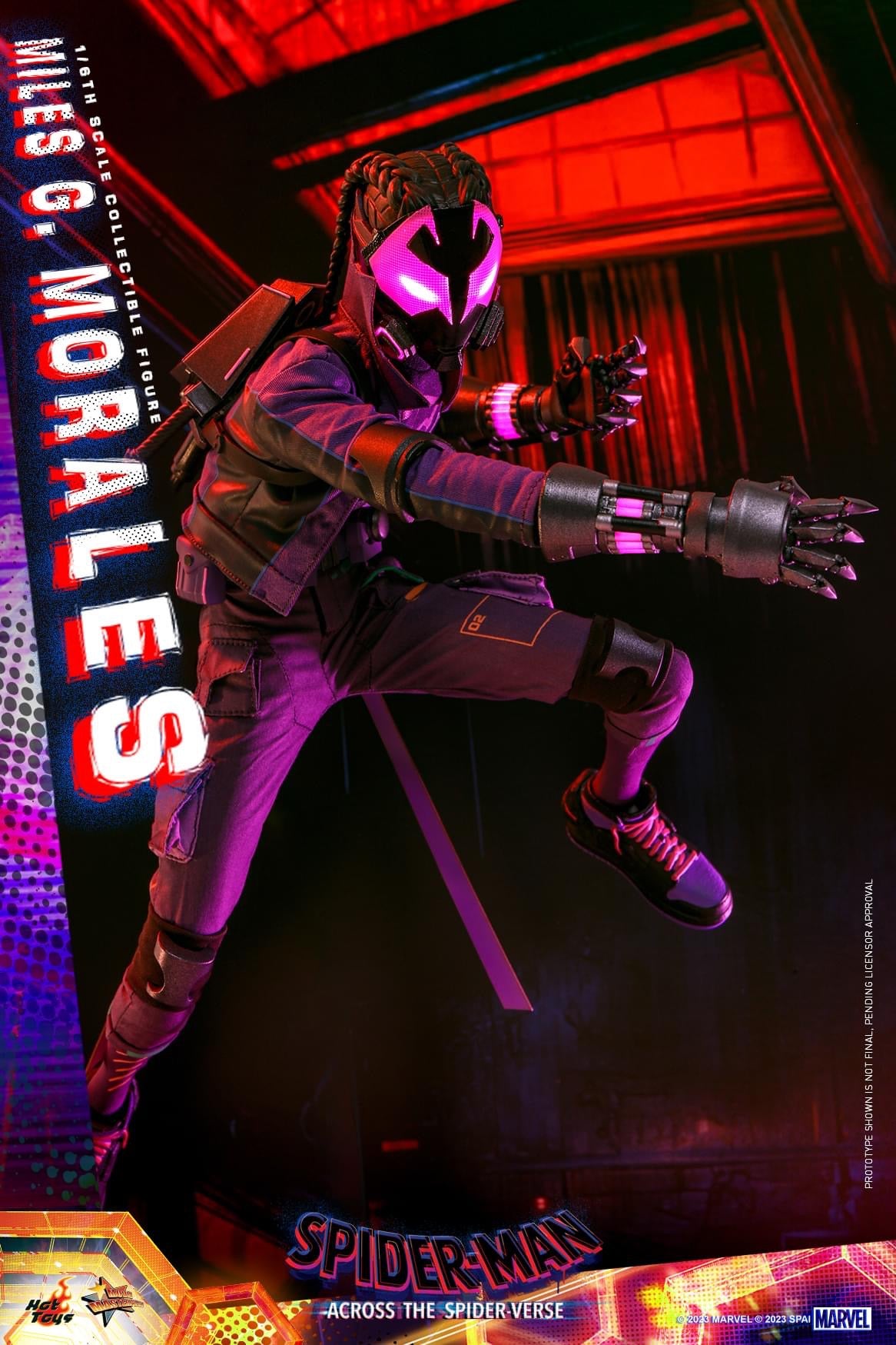 Pedido Figura MILES G. MORALES - Spider-Man: Across the Spider-Verse marca Hot Toys MMS725 escala 1/6