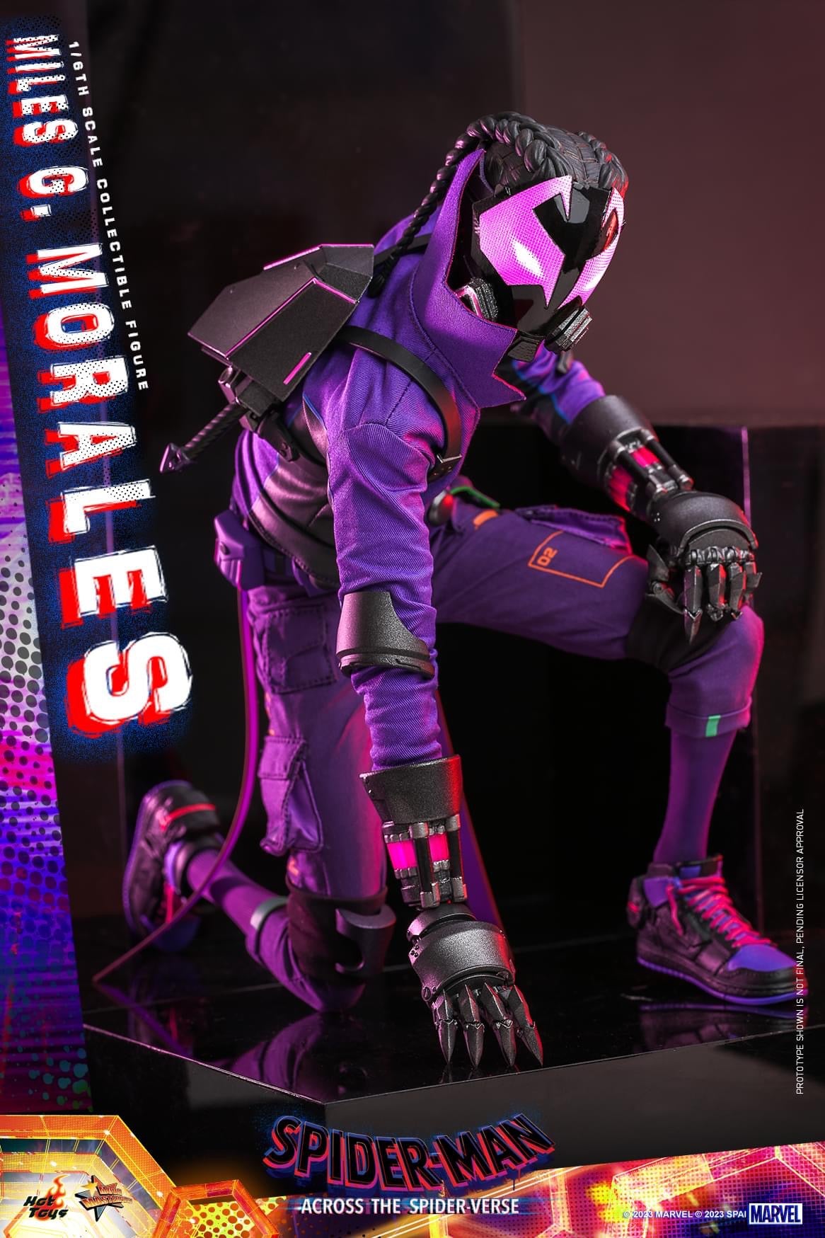 Pedido Figura MILES G. MORALES - Spider-Man: Across the Spider-Verse marca Hot Toys MMS725 escala 1/6