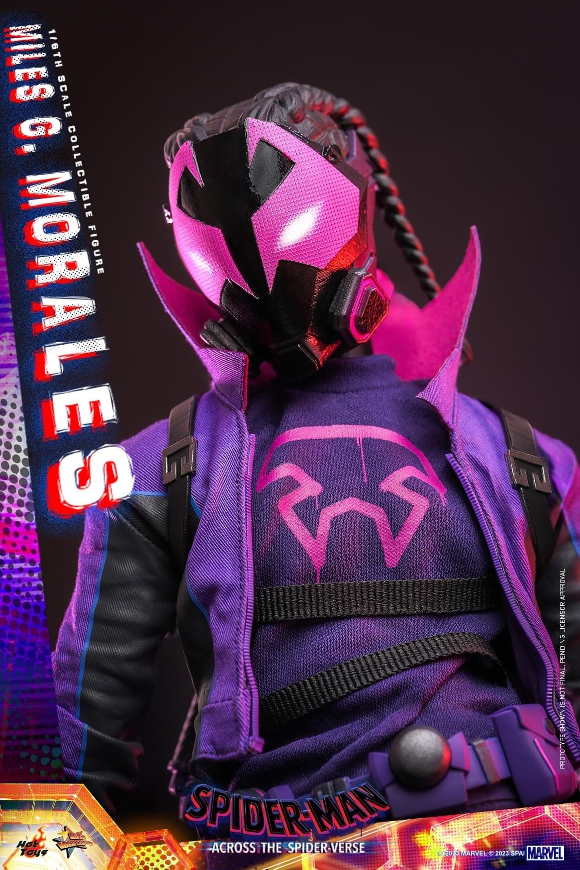 Pedido Figura MILES G. MORALES - Spider-Man: Across the Spider-Verse marca Hot Toys MMS725 escala 1/6