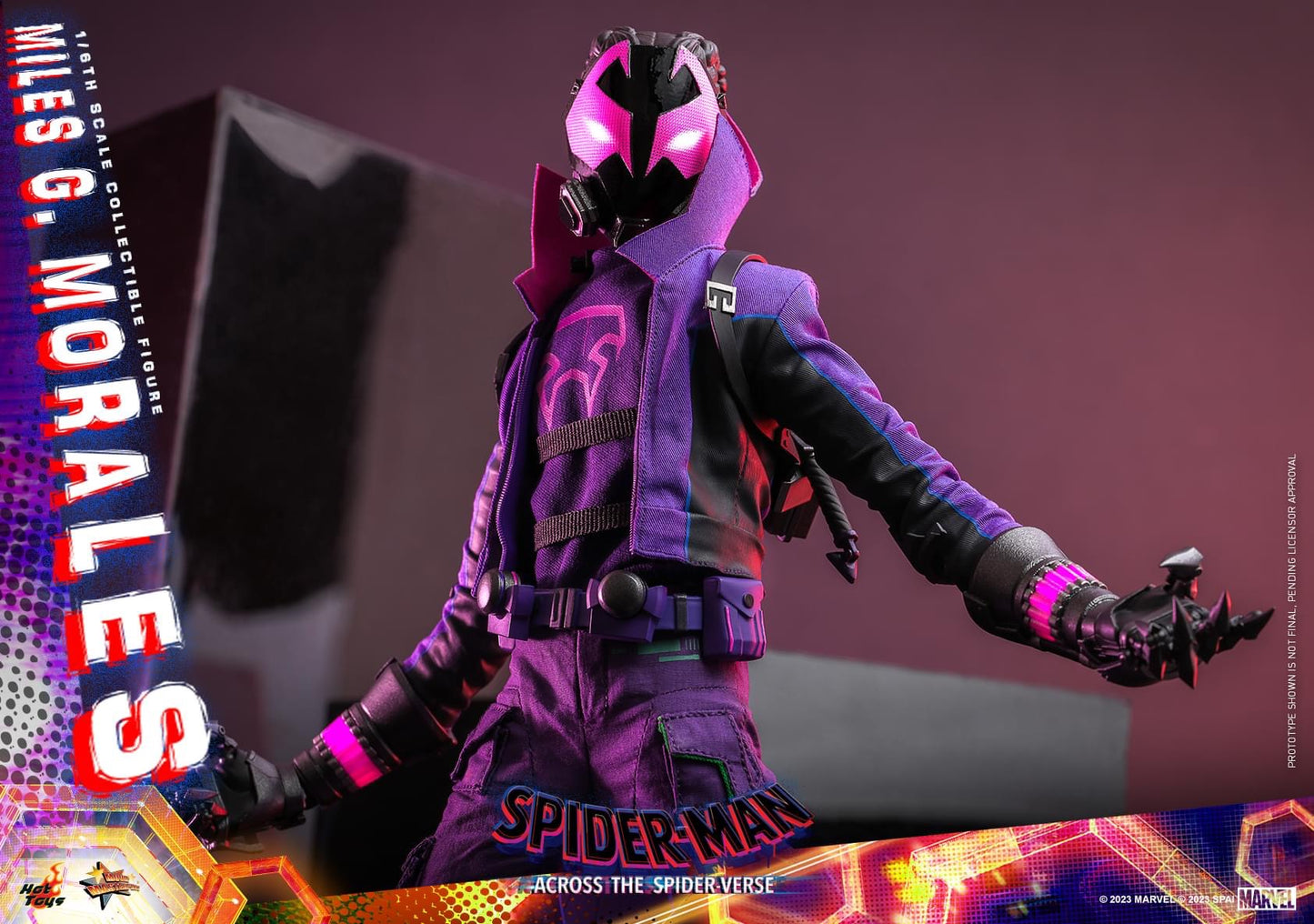 Pedido Figura MILES G. MORALES - Spider-Man: Across the Spider-Verse marca Hot Toys MMS725 escala 1/6