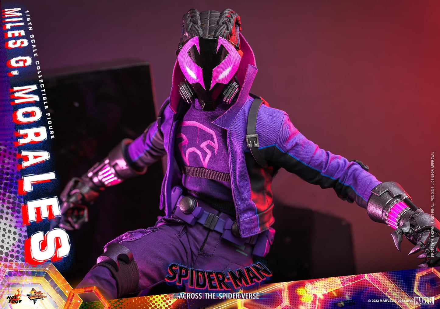 Pedido Figura MILES G. MORALES - Spider-Man: Across the Spider-Verse marca Hot Toys MMS725 escala 1/6