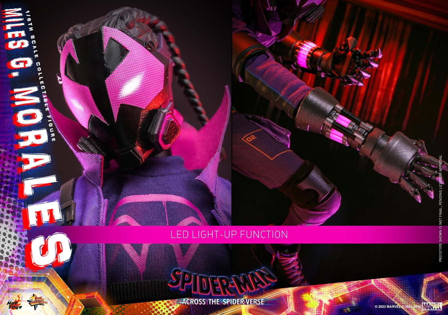 Pedido Figura MILES G. MORALES - Spider-Man: Across the Spider-Verse marca Hot Toys MMS725 escala 1/6