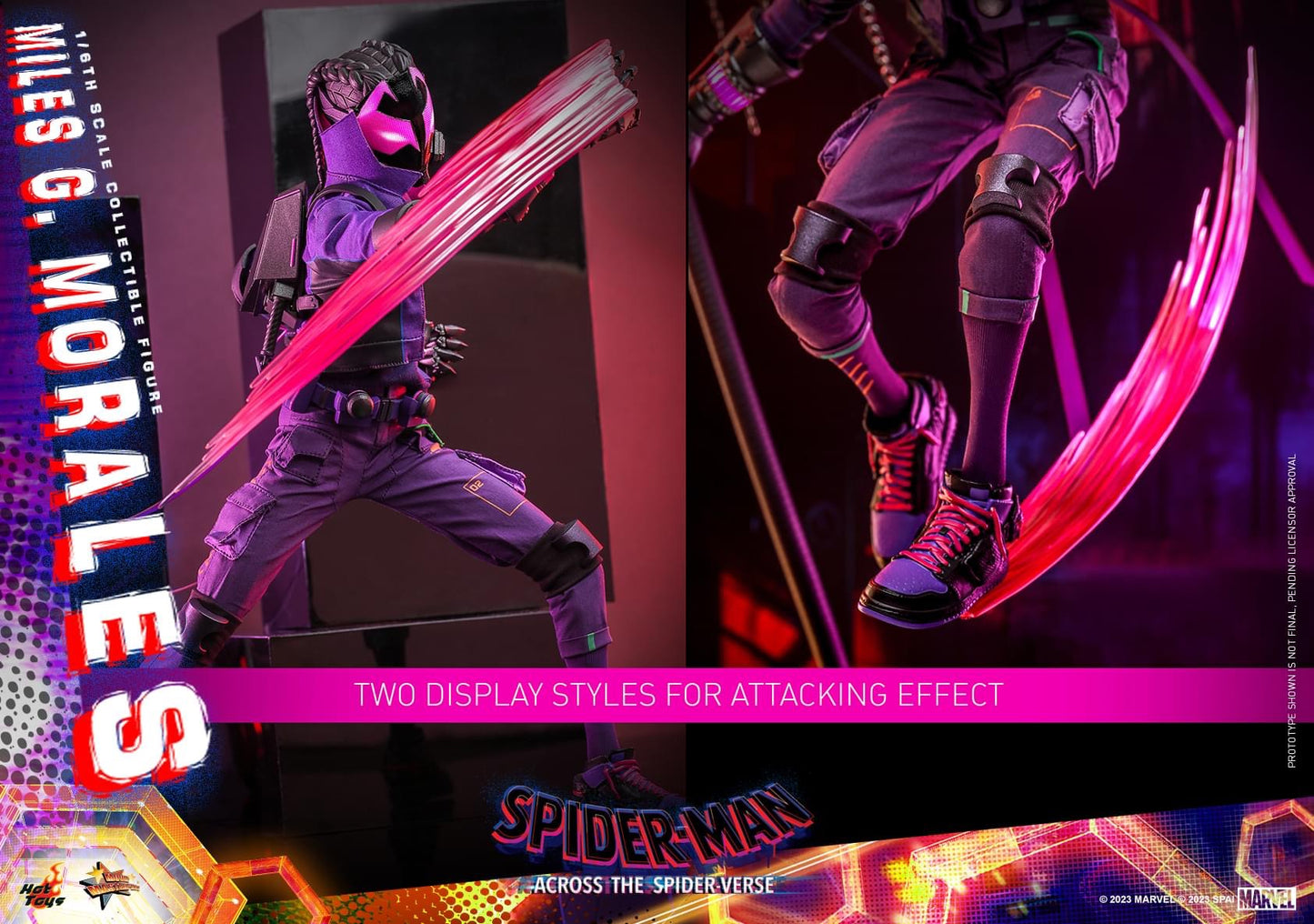 Pedido Figura MILES G. MORALES - Spider-Man: Across the Spider-Verse marca Hot Toys MMS725 escala 1/6