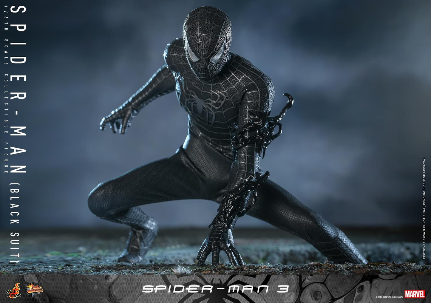 Pedido Figura SPIDER-MAN (Black Suit) - Spider-Man 3 marca Hot Toys MMS727 escala 1/6