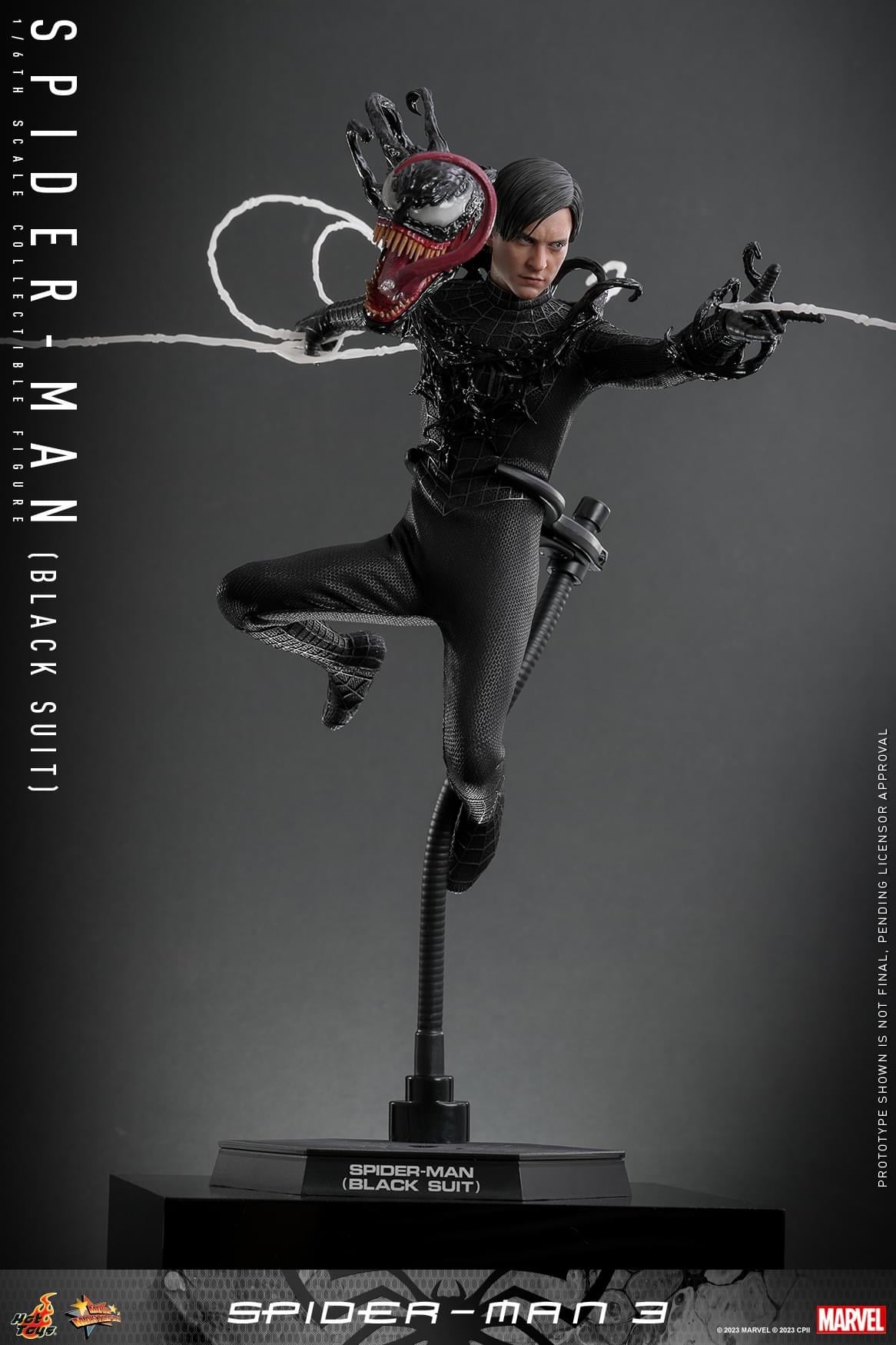 Pedido Figura SPIDER-MAN (Black Suit) - Spider-Man 3 marca Hot Toys MMS727 escala 1/6