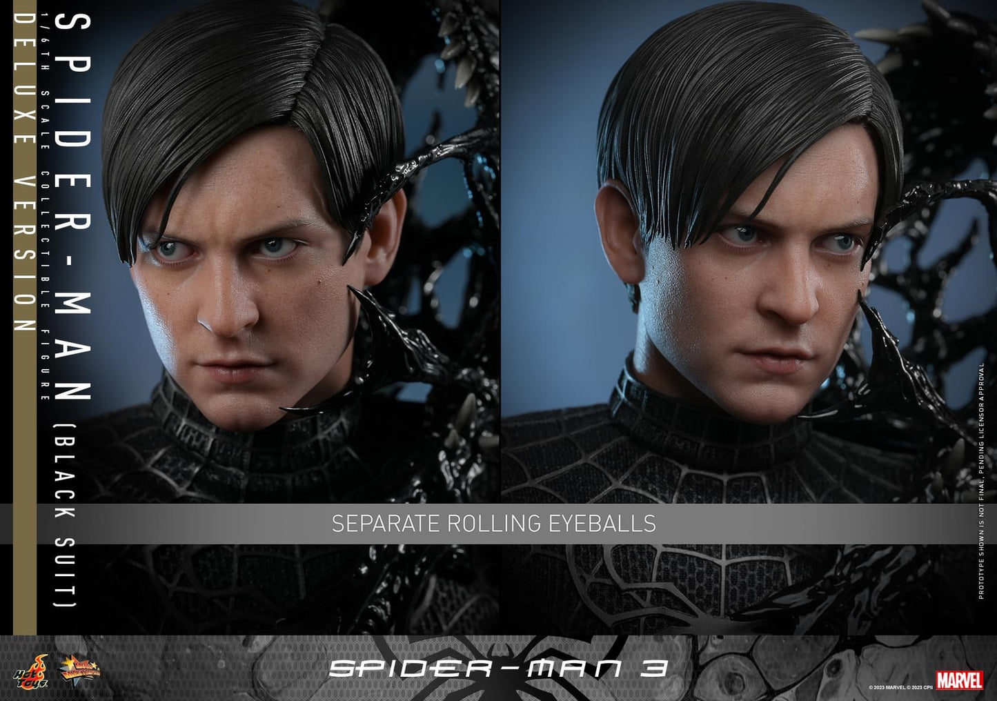 Pedido Figura SPIDER-MAN (Black Suit) (Deluxe Edition) - Spider-Man 3 marca Hot Toys MMS728 escala 1/6