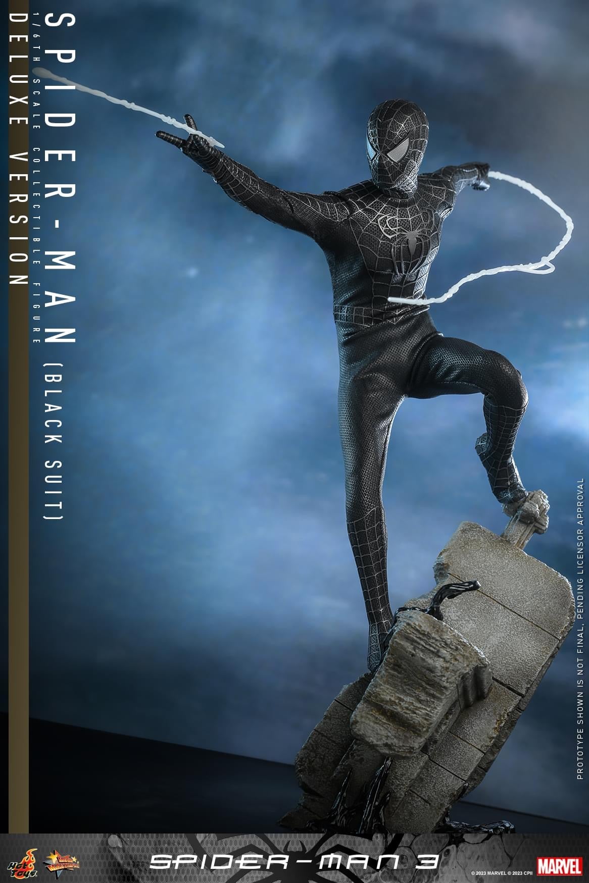 Pedido Figura SPIDER-MAN (Black Suit) (Deluxe Edition) - Spider-Man 3 marca Hot Toys MMS728 escala 1/6