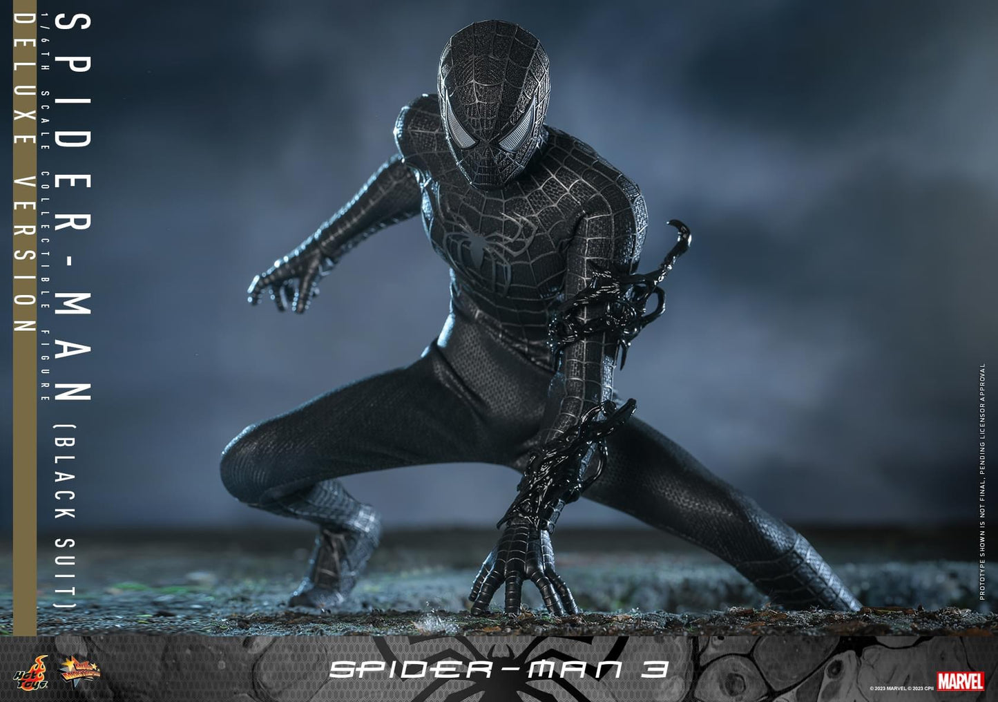 Pedido Figura SPIDER-MAN (Black Suit) (Deluxe Edition) - Spider-Man 3 marca Hot Toys MMS728 escala 1/6
