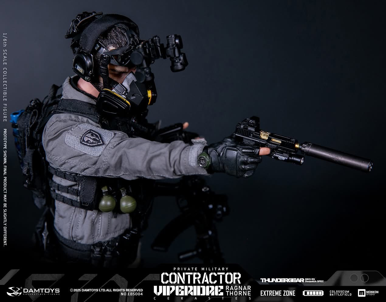 Preventa Figura Contractor Ragnar marca Damtoys escala 1/6