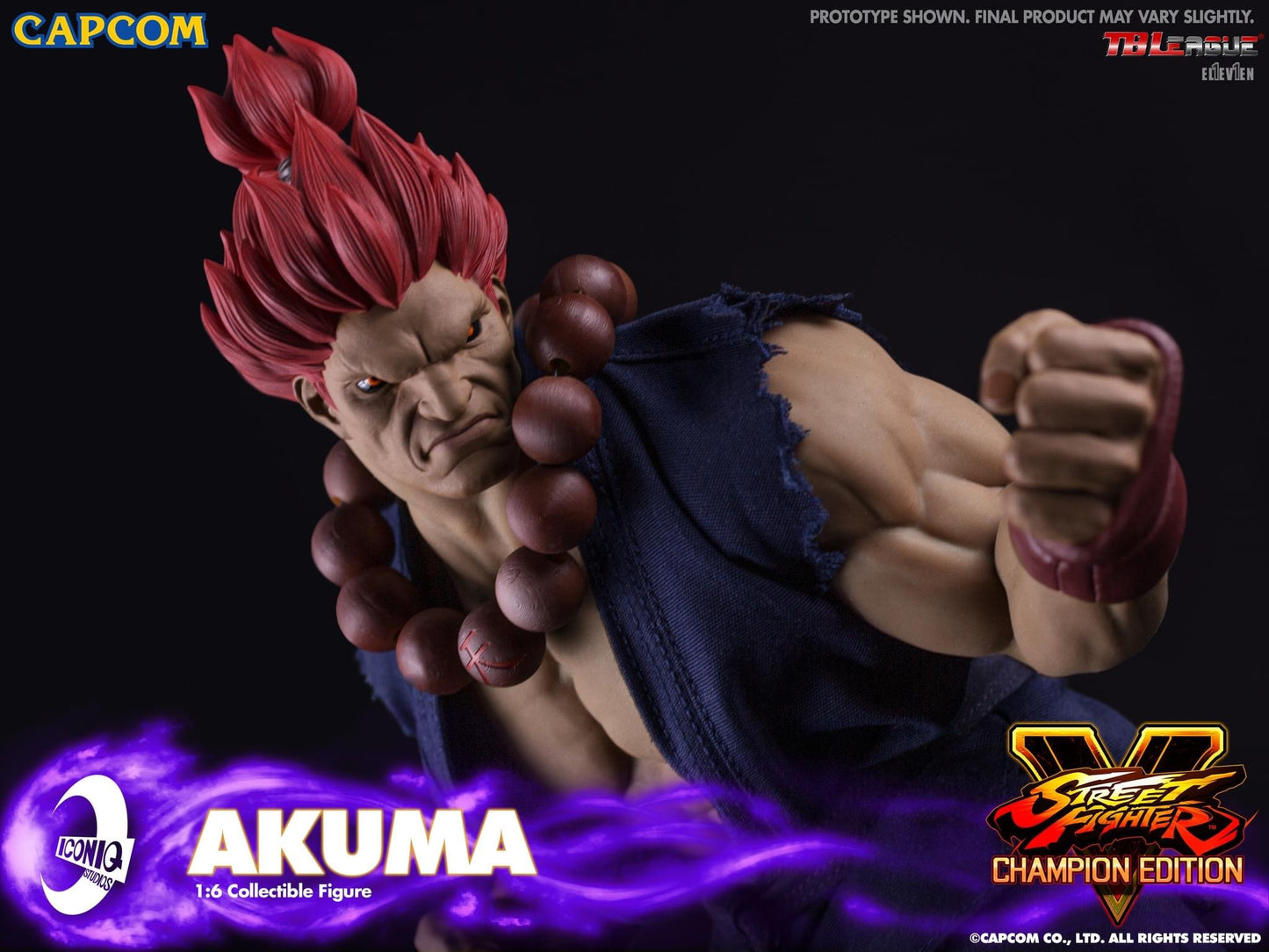 Pedido Figura AKUMA - Street Fighter V marca Iconiq Studios IQGS-05 escala 1/6