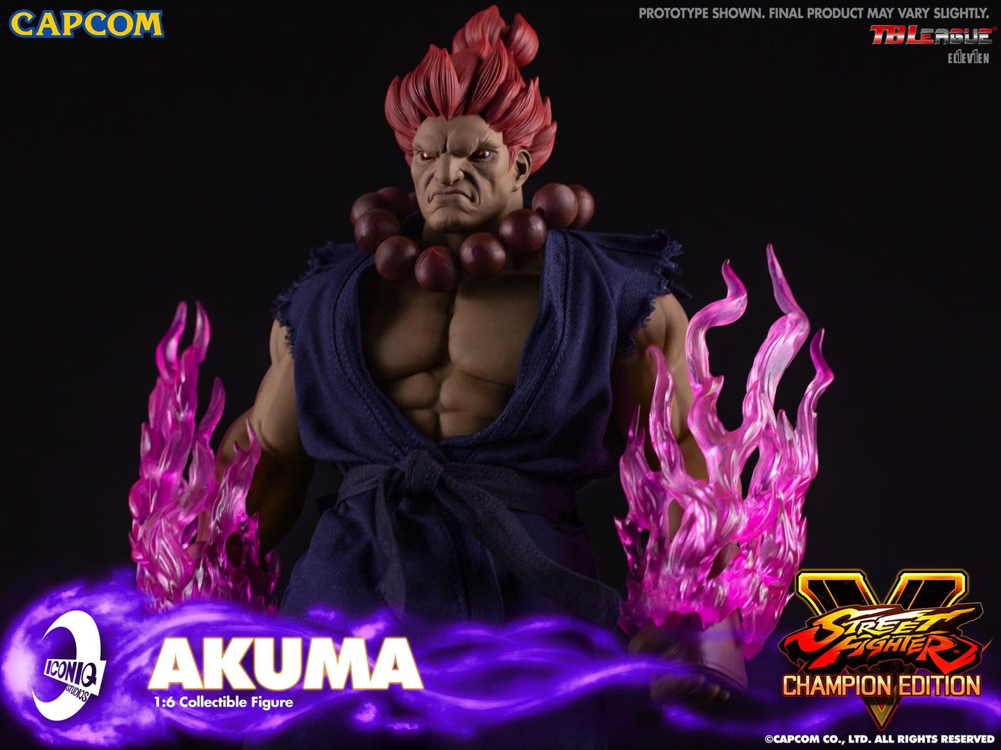 Pedido Figura AKUMA - Street Fighter V marca Iconiq Studios IQGS-05 escala 1/6