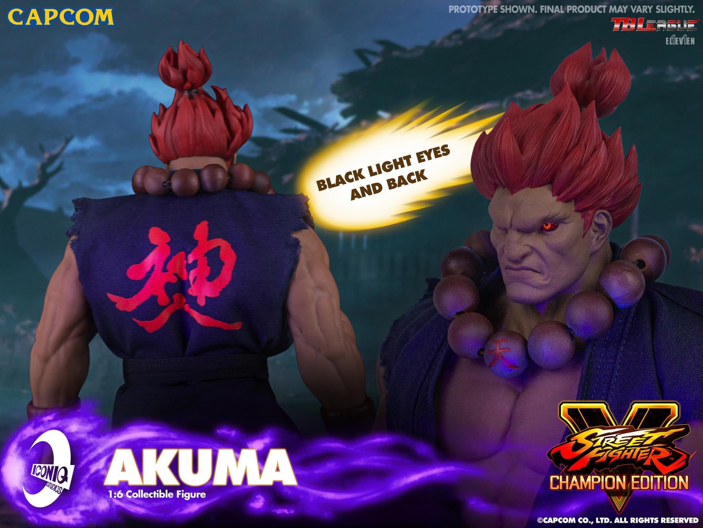 Pedido Figura AKUMA - Street Fighter V marca Iconiq Studios IQGS-05 escala 1/6