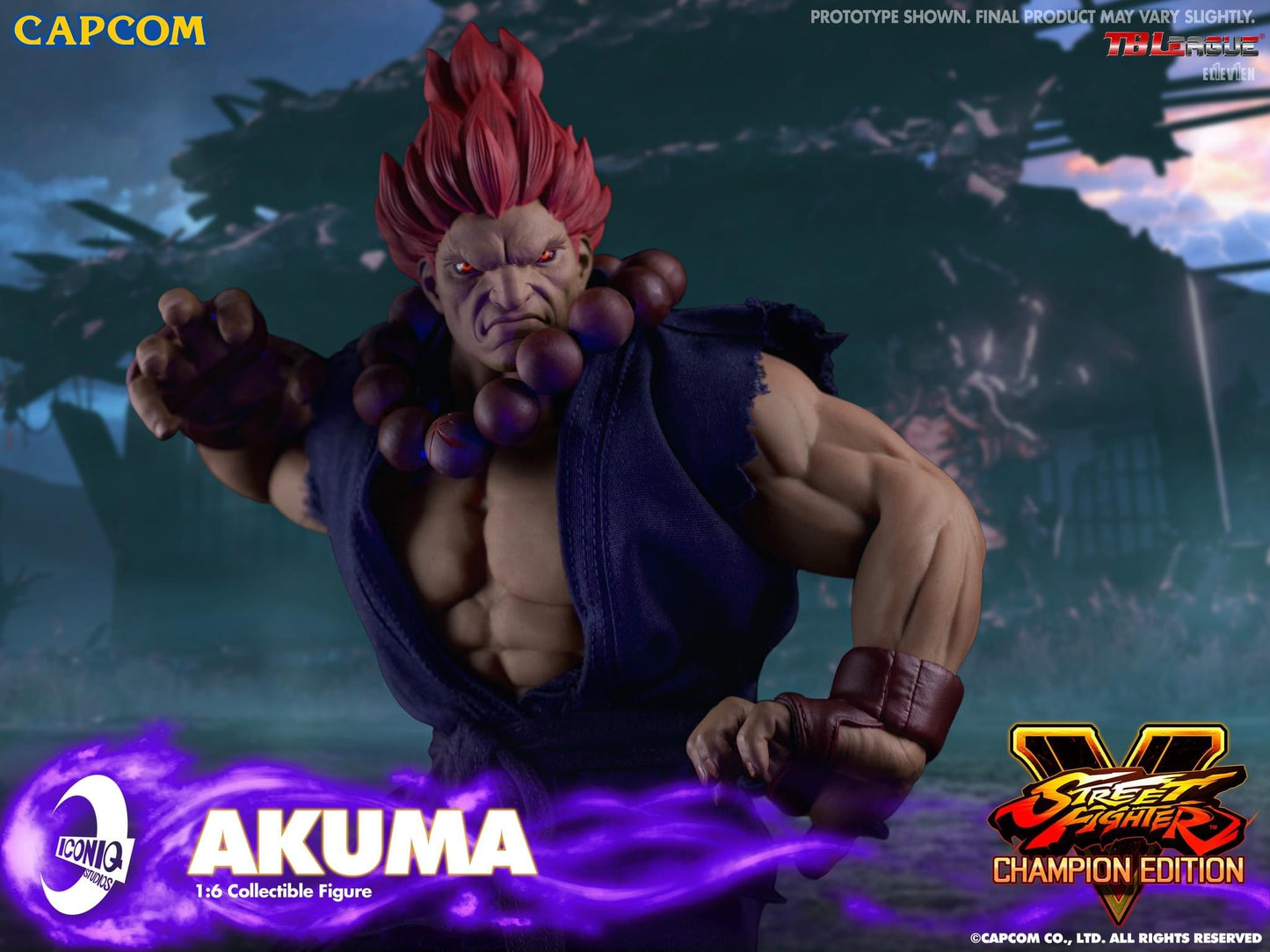Pedido Figura AKUMA - Street Fighter V marca Iconiq Studios IQGS-05 escala 1/6