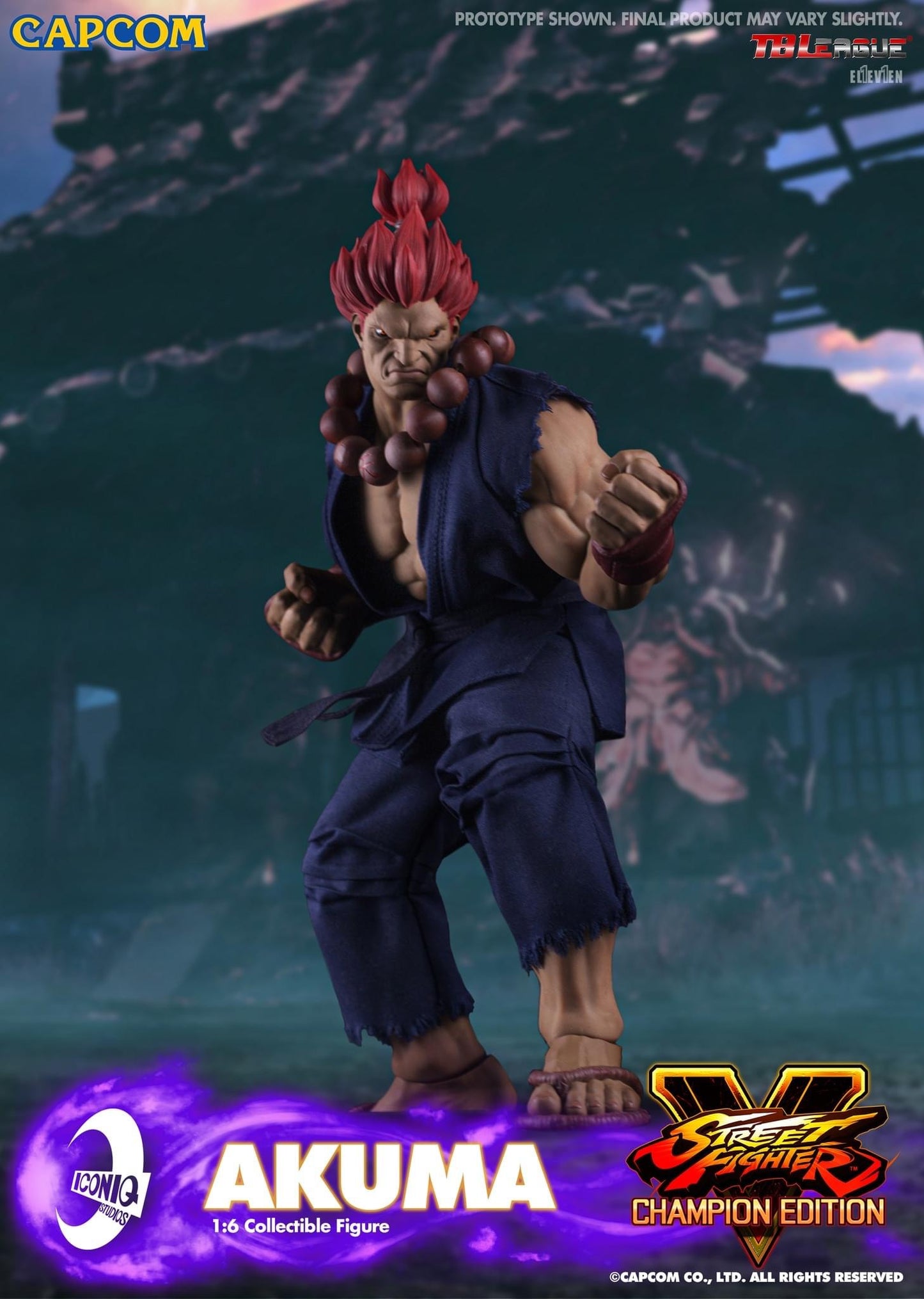 Pedido Figura AKUMA - Street Fighter V marca Iconiq Studios IQGS-05 escala 1/6