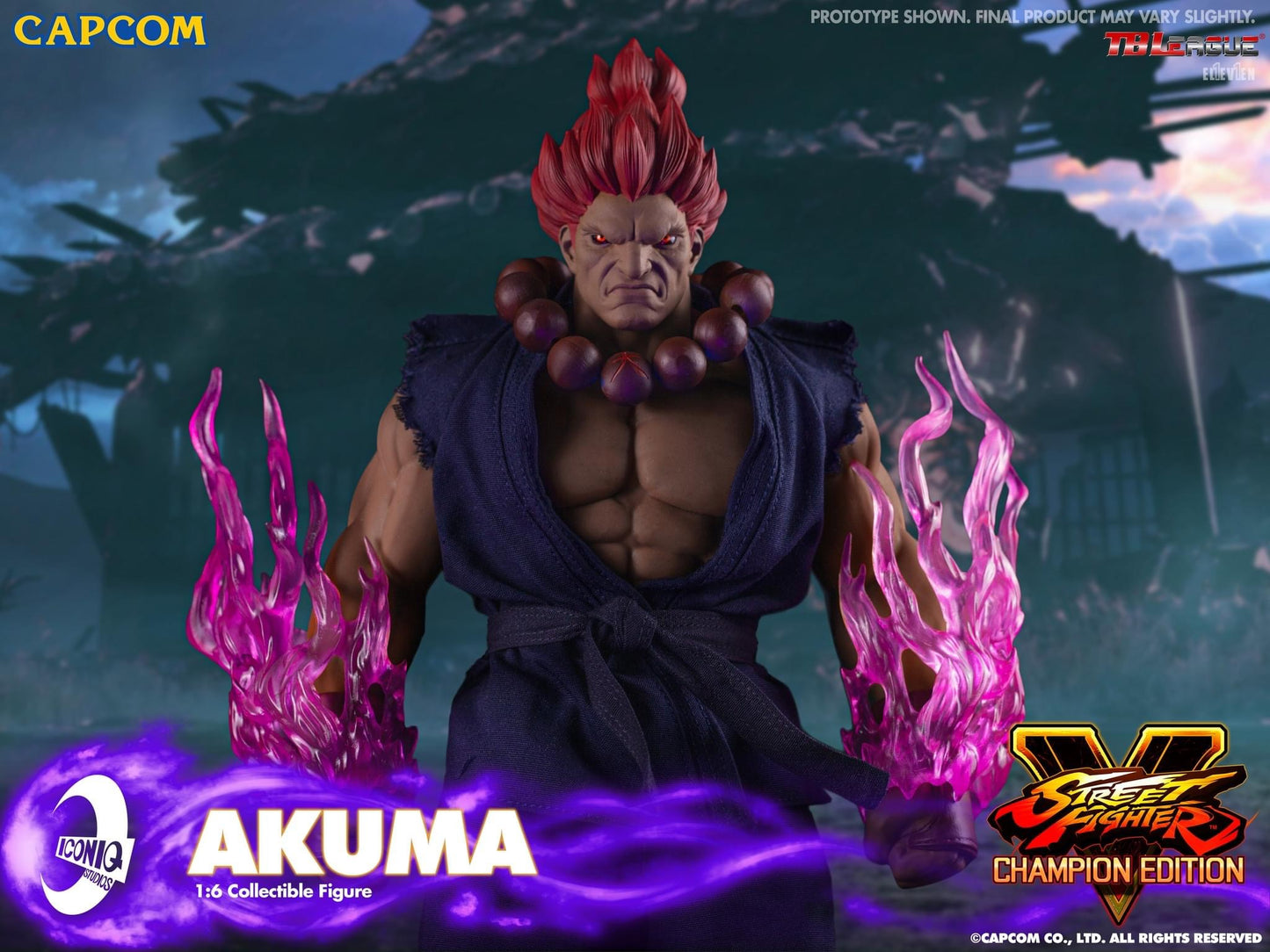 Pedido Figura AKUMA - Street Fighter V marca Iconiq Studios IQGS-05 escala 1/6